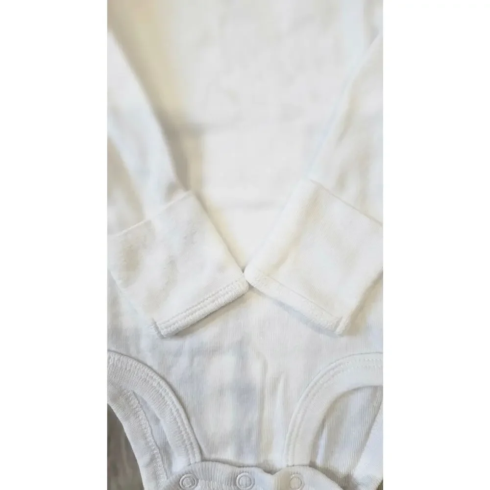 Carter's Newborn Bundle of Two Body Suits Short and Long Sleeve Pack
